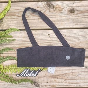 MOTEL pacsun nwt one shoulder bandeau swim top